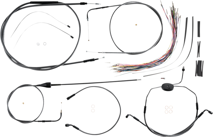 Magnum Shielding Karbonfibr Designer Handlebar Installation Kit - 12"-14" - '96-'06 Touring 787281