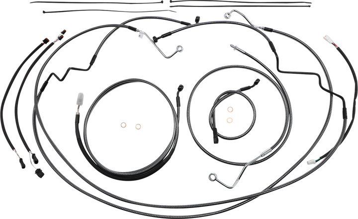 Magnum Shielding Karbonfibr Designer Handlebar Installation Kit - 12"-14" - '17-'20 Fltr 787871