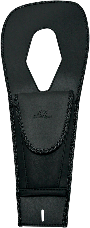 Mustang Pouch Tank Bib - Smooth - Black - Honda 93302