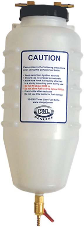 K&L Supply Fuel Injected Rated Fuel Bottle - 3 Liters 35-8165