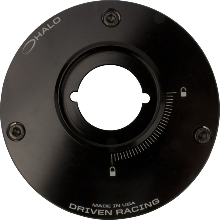 Driven Racing Fuel Cap Base - Black - Aprilia DHFCB-AP01