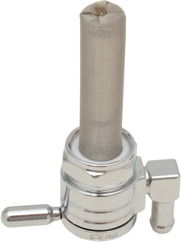 Golan Products "Click-Slick" Fuel Petcock - Downward - Chrome - 22Mm 76-312D-CS