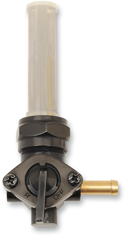 Drag Specialties Fuel Petcock - Rear - Gloss Black - 22 Mm 0705-0308