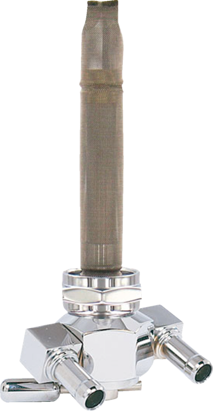 Pingel Power Flo Fuel Valve - 22 Mm - Hex - 90° - Chrome 3311-D-CH