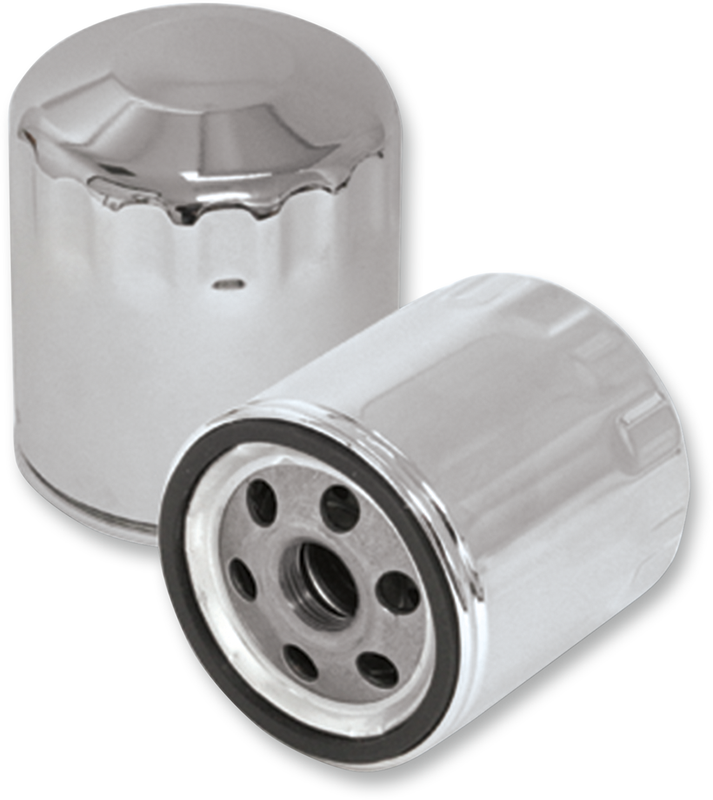S&S Cycle Oil Filter - Chrome 31-4102A