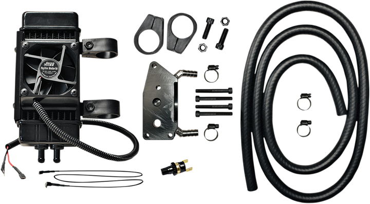 Jagg Oil Coolers Fan-Assisted Oil Cooler Kit - Vertical Frame-Mount 761-FP2600
