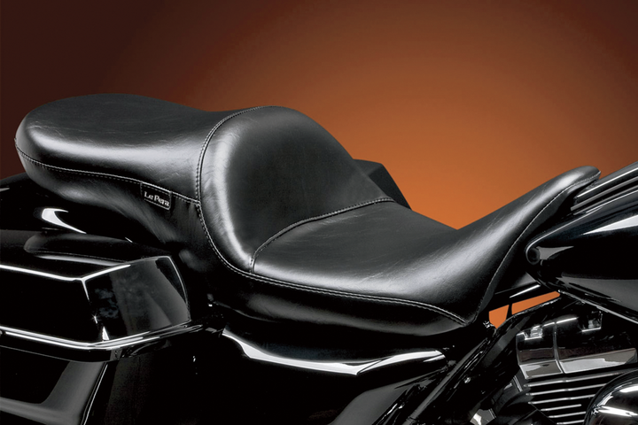 Le Pera Maverick Seat - Without Backrest - Smooth - Black - Fl '08-'23 LK-957S