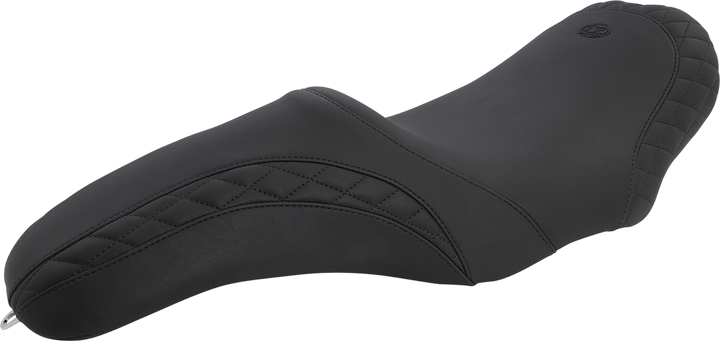 Mustang Seat - Tripper Fastback - Stitched W/ Small Diamond-Stitched Inlays - Black - Fl '08-'25 75269