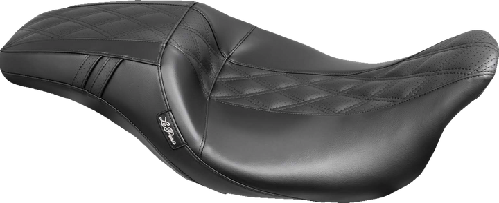 Le Pera Outcast Gt-2 Seat - Full-Length - W/O Backrest - Black Double Diamond - Perforated - Fl '08-'23 LK-987GT2