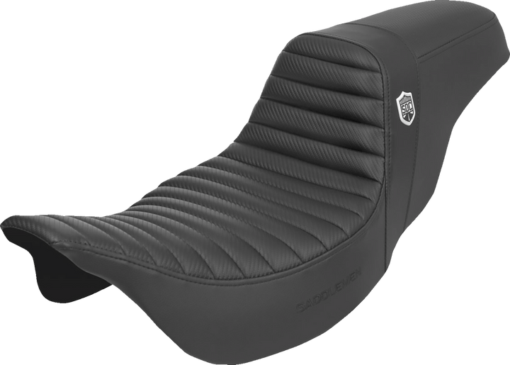 Saddlemen Pro Series Sdc Performance Seat - W/O Backrest - Tuck-N-Roll/Carbon Fiber - Gripper - Fl '08-'23 SC80807T