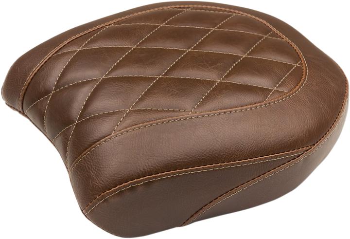 Mustang Wide Tripper Rear Seat - Diamond - Brown - Fxdf '14-'17 75044