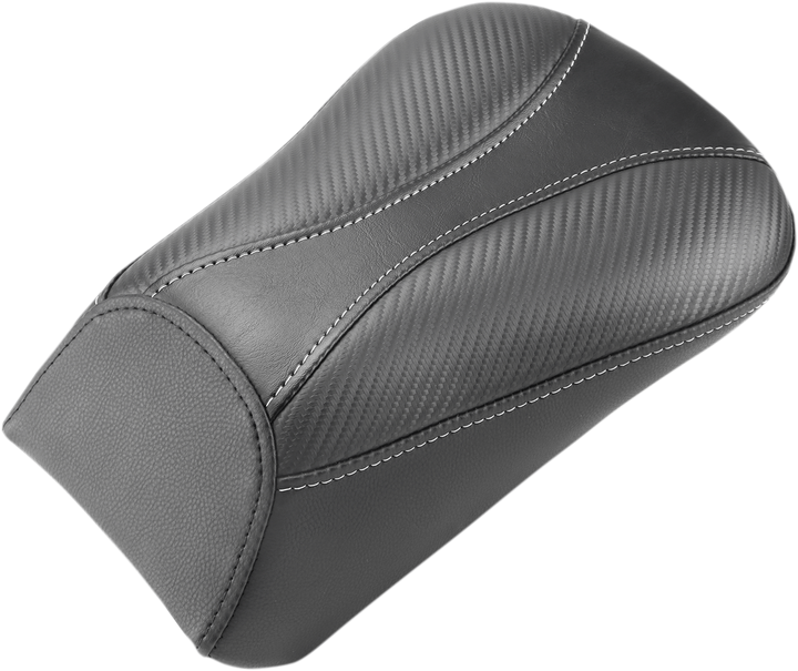 Saddlemen Dominator Pillion Pad - Standard Reach - Black W/ Gray Stitching - Fl/Fx '00-'06 800-01-0162