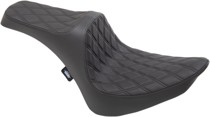 Drag Specialties Seats Predator Iii Seat - Double Diamond - Black Stitching - Fxst/Flst '84-'99 0802-1366