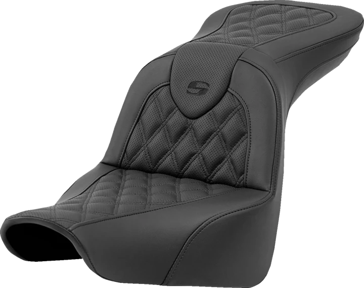 Saddlemen Roadsofa Seat - Lattice Stitch - Without Backrest - Fxlr/Flsb '18-'23 818-29-182