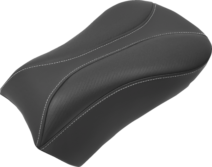 Saddlemen Dominator Pillion Pad - Standard Reach - Black W/ Gray Stitching - Fl/Fx '06-'17 806-04-0162