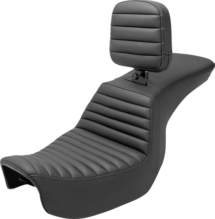 Saddlemen Tour Step-Up Seat - Rider Backrest - Tuck-N-Roll - Dyna '06-'17 806-04-191BR