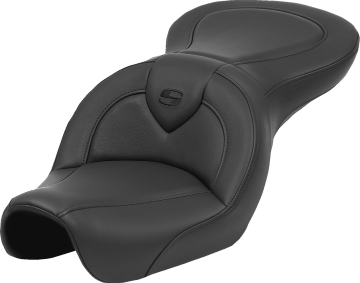 Saddlemen Roadsofa Seat - Black Stitch - Without Backrest - Fxd '04-'05 804-04-187