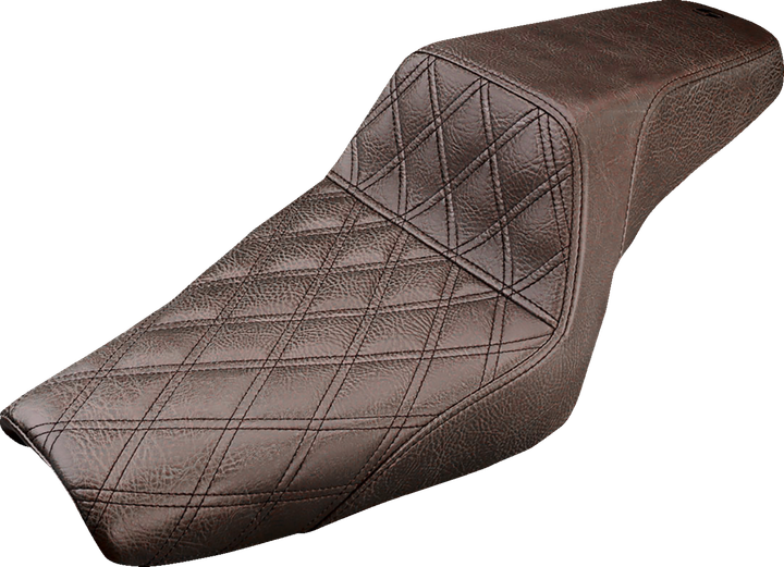 Saddlemen Step-Up Seat - Front Lattice Stitch - Brown - Xl 807-03-172BR