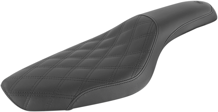 Saddlemen Profiler Seat - Front Lattice/Rear Smooth - Black - Xl '79-'03 879-03-149