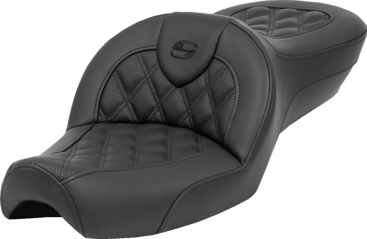 Saddlemen Roadsofa Seat - Without Backrest - Lattice Stitch - Xl '79-'03 879-03-182