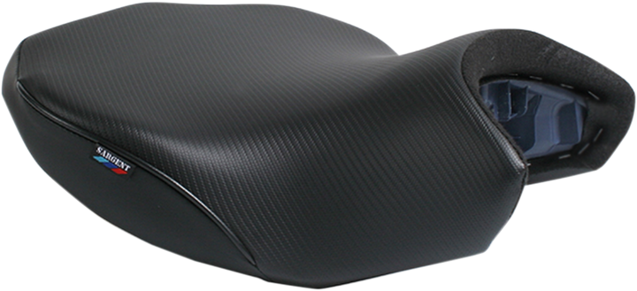 Sargent World Sport Performance Seat - Black - Carbon Fx - Low Front - Bmw R1200/1250 '13-'24 WS-621F-19