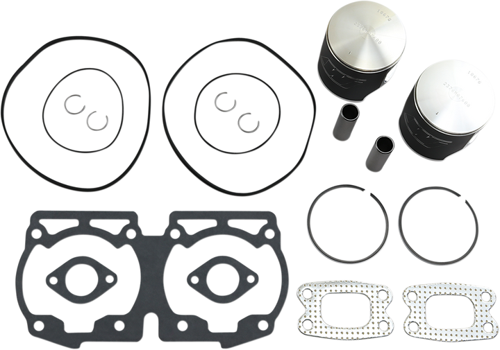 Wiseco Piston Kit With Gaskets - 76.00 Mm - 582 Engine Type - Ski-Doo SK1219