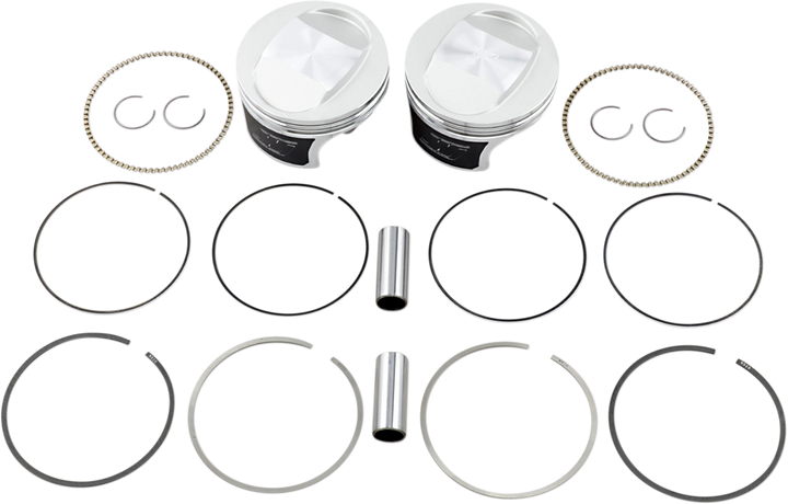 Wiseco Tracker Series Piston Kit - 3.885" - 88 Cubic Inch Bored To 95 Cubic Inch - +0.010" - Twin Cam K0208P1