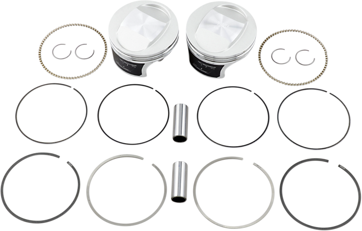 Wiseco Tracker Series Piston Kit - 3.895" - 88 Cubic Inch Bored To 95 Cubic Inch - +0.020" - Twin Cam K0208P2