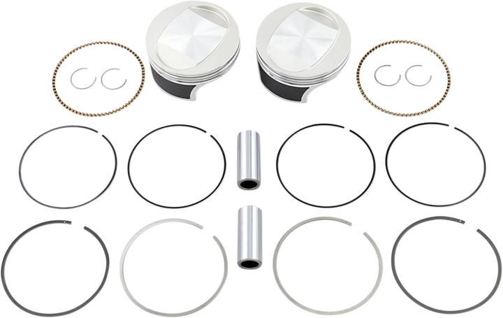 Wiseco Tracker Series Piston Kit - 3.875" - 96 Cubic Inch Bored To 103 Cubic Inch - Standard - Twin Cam K0210PS