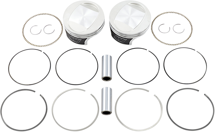Wiseco Tracker Series Piston Kit - 3.895" - 96 Cubic Inch Bored To 103 Cubic Inch - +0.020" - Twin Cam K0210P2