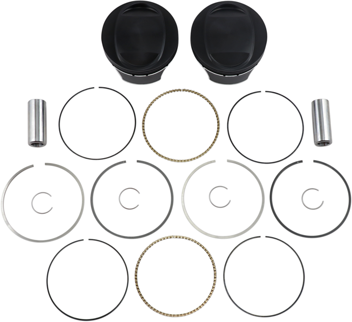 Wiseco Piston Kit - 3.875" - 103 Cubic Inch | 96 Cubic Inch Bored To 103 Cubic Inch - Twin Cam K2792