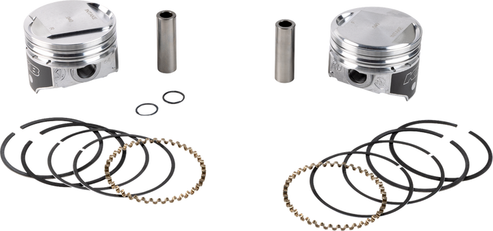 Kb Performance Piston Kit - 3.498" +0.040" - 9.6:1 Cr - 80" Evolution Big Twin KB305.040