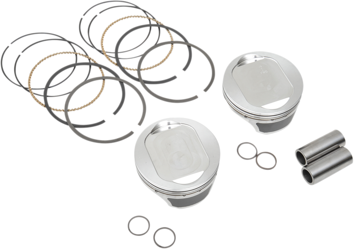 Kb Performance Piston Kit - 3.875" Standard - 10.0:1 Cr - 103" Twin Cam | 96" Big Bore To 103" W/Se 95 Cc Heads KB660C.STD