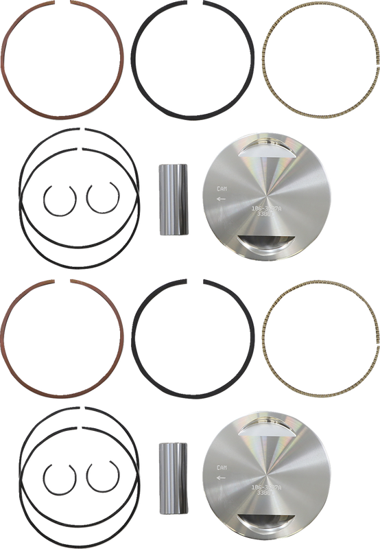 S&S Cycle Piston Kit - For 106" Big Bore Kit - 3.927" - Standard 106-3690