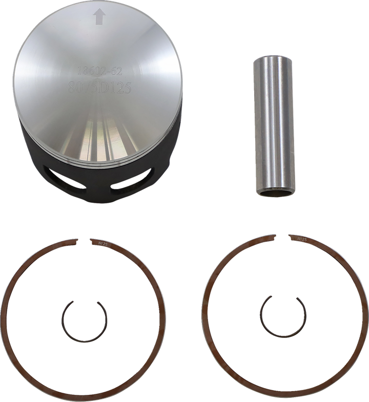 Wossner Piston Kit - 65.19 Mm - Yamaha 8075D125