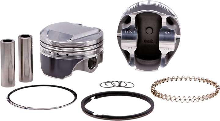 Kb Performance Piston Kit - 3.498" +0.005" - 10.5:1 Cr - Evolution Big Twin KB921C.005