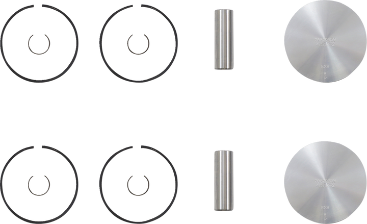 Wossner Piston Kit - 78.36 Mm - Arctic Cat K7007D050-2
