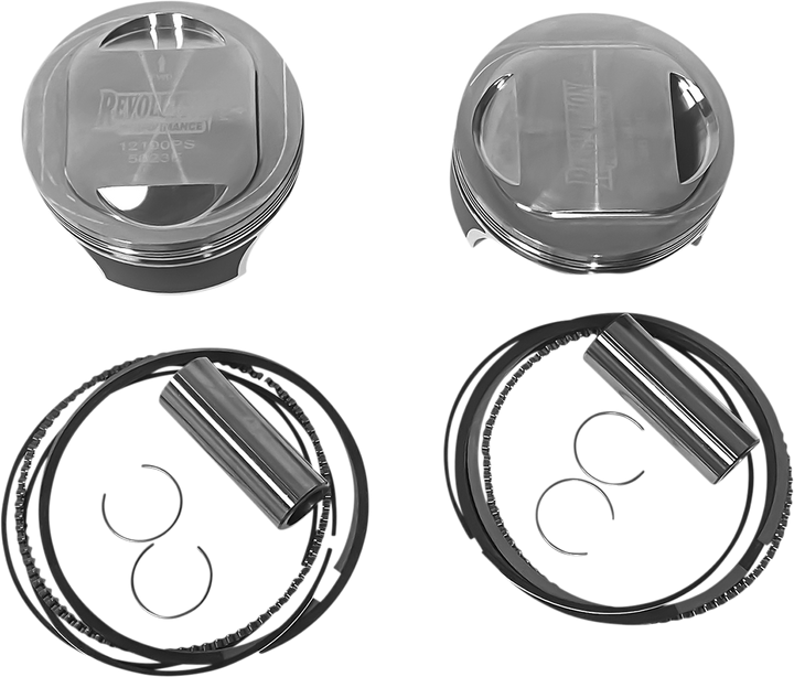 Revolution Performance, Llc Piston Kit - Domed - For 107" Big Bore Cylinder Kit - Twin Cam RP301-116WD