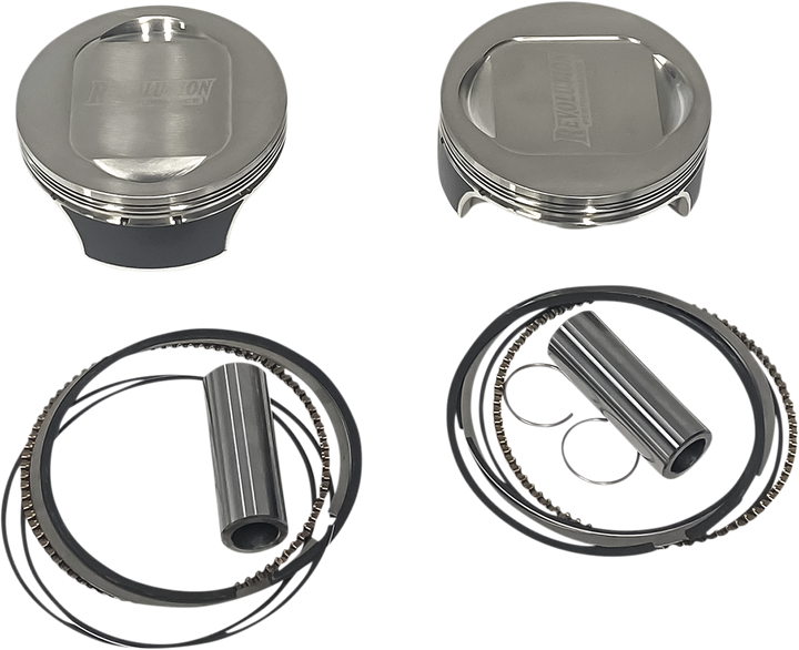 Revolution Performance, Llc Piston Kit - Dished - For 117" Monster Big Bore Cylinder Kit - Twin Cam RP301-119W