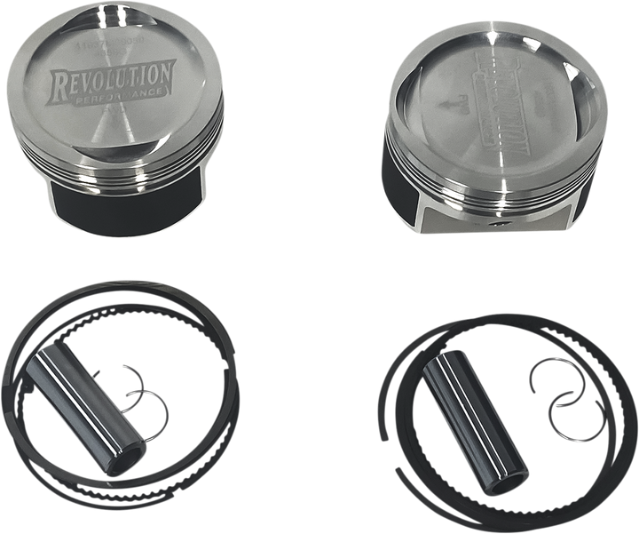 Revolution Performance, Llc Piston Kit - Dished - For 1250 Cc Big Bore Cylinder Kit - Xl883 RP301-414W