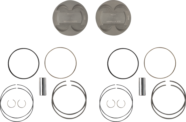 Kb Performance Piston Kit - 4.250" +0.005" - 11.7:1 Cr - 128" Big Bore - 114"/117" M8 KB596LCA.005