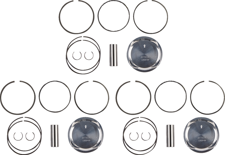 Wossner Piston Kit - 79.95 Mm - Yamaha K8978DA-3