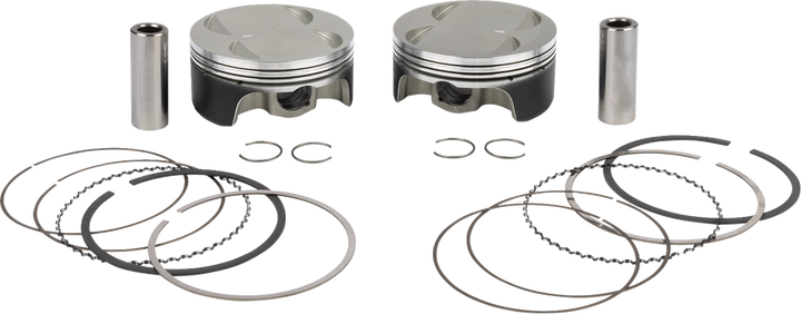 Wossner Piston Kit - 4.375" Stroke - 119 Cid - M8 K4074D554-2