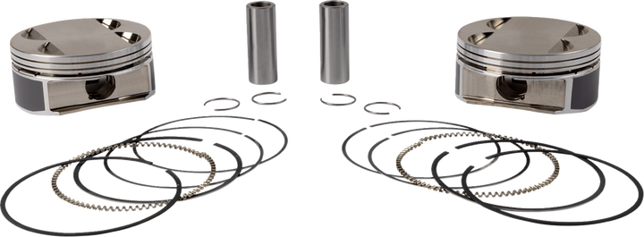S&S Cycle Big Bore Piston Kit - 124" - +.010 - M8 920-0141