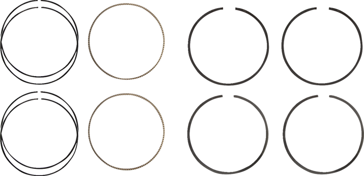 Hastings Piston Rings - 114" Motor - 4.000" Standard - M8 2C5232