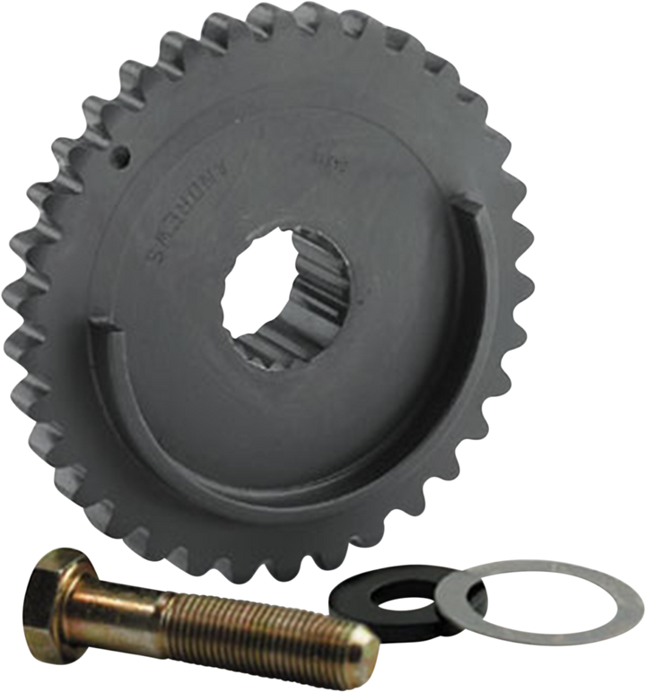 Feuling Parts Cam Chain Drive Sprocket - 34 Tooth - Outer - Factory Style Outer Chain - Twin Cam 1093