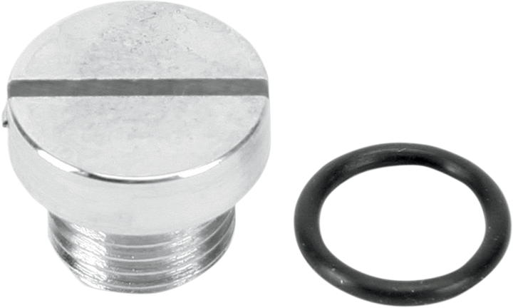 Colony Oil Screen Plug - Chrome - Big Twin 9876-2