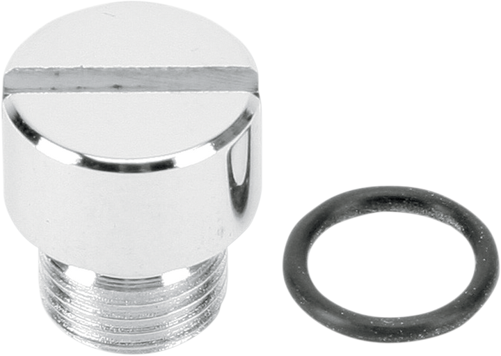 Colony Oil Screen Plug - Chrome - Big Twin 9644-2