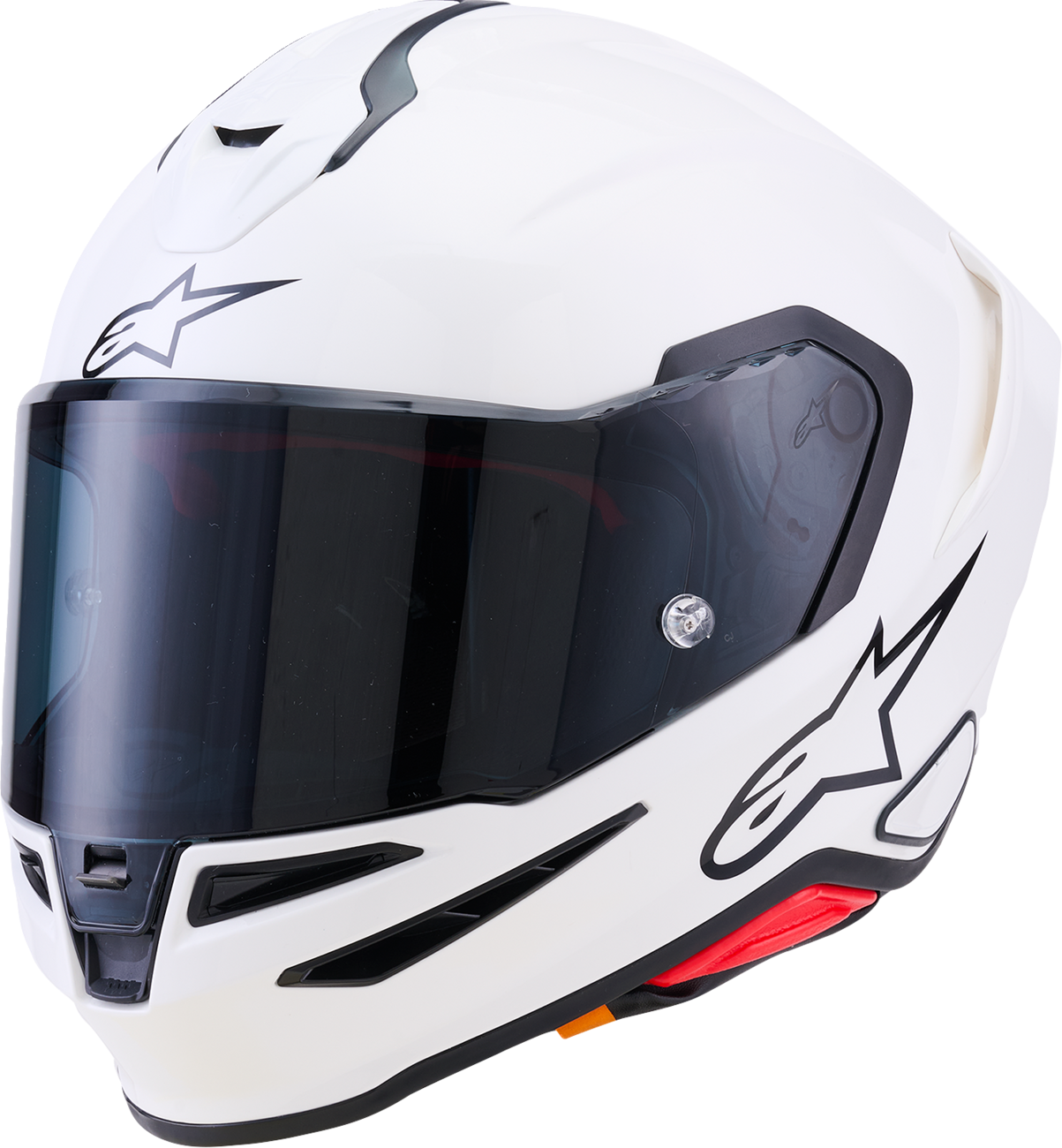 Alpinestars Supertech R7 Helmet - 22.06 - Solid - Gloss White - Small ...