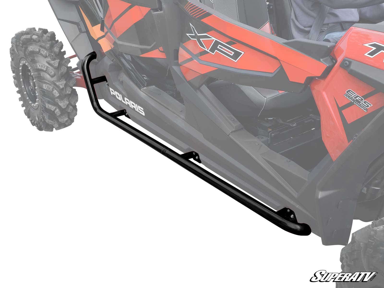 Wrinkle Part SuperATV NB-P-RZR1K4-00 Polaris RZR XP 4 1000 Rock Sliding Nerf Bars ...